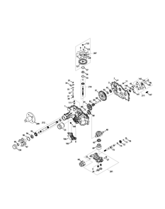 Part Location Diagram of HG-71821 Cub Cadet Housing Assembly, Main
